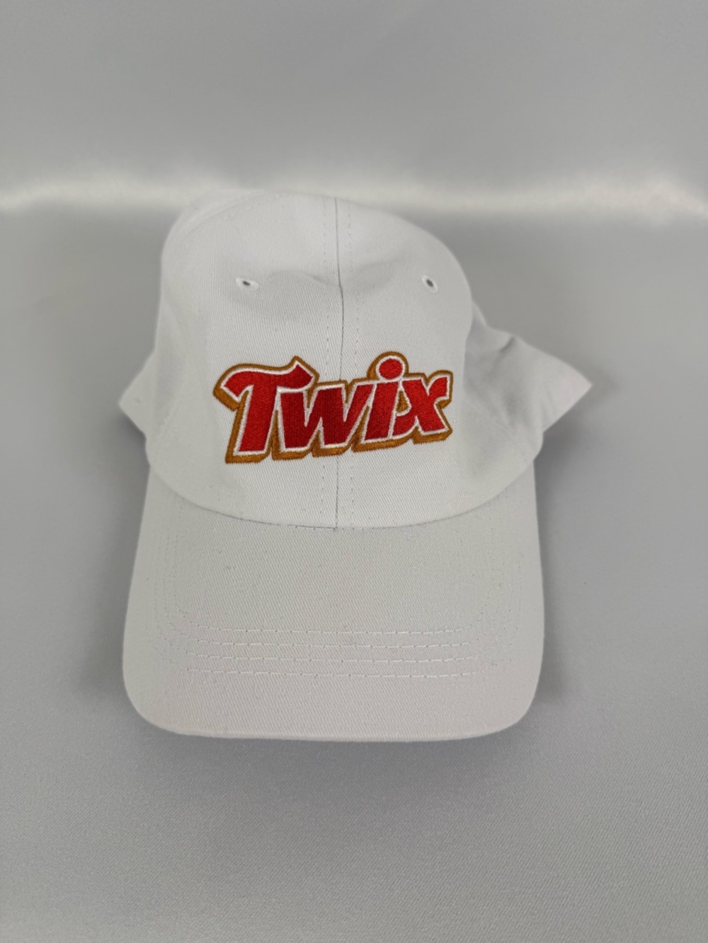 White Twix Logo Baseball Cap